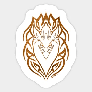 Firey Gryphon Sticker